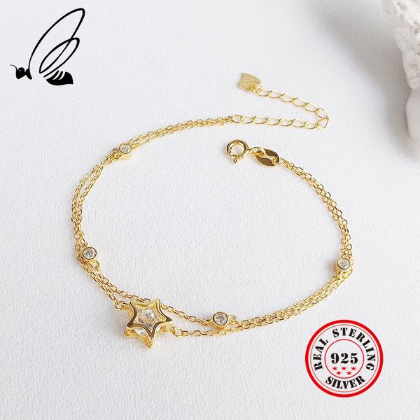 hollow pentagon charms bracelets 925 sterling silver jewelry cz gold color star bijoux femme bracelet bangle for women girls, Golden;silver
hollow pentagon charms bracelets 925 sterling silver jewelry cz gold color star bijoux femme bracelet bangle for women girls, Golden;silver