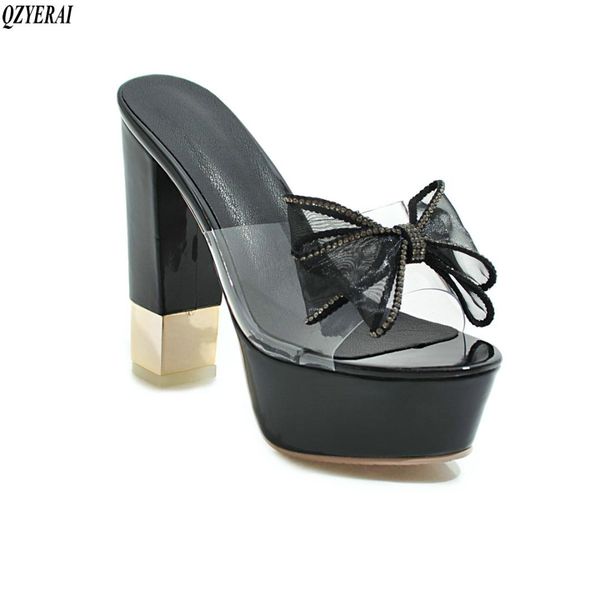 spring/summer collection patent leather women's slippers 12cm metallic heels slippers bow shoes sizes 34-43, Black
spring/summer collection patent leather women's slippers 12cm metallic heels slippers bow shoes sizes 34-43, Black