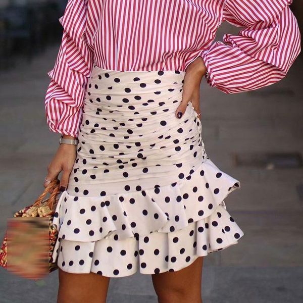 stylish chic polka dot print ruched asymmetrical mini skirt 2020 fashion women skirts casual streetwear jupe femme faldas, Black
stylish chic polka dot print ruched asymmetrical mini skirt 2020 fashion women skirts casual streetwear jupe femme faldas, Black