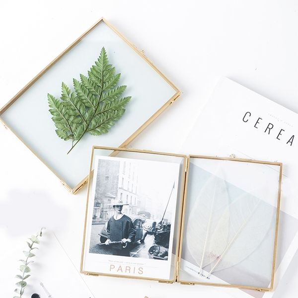 folded double-sided glass metal p frame, botanical specimen holder, electroplated gold-covered display stand 156x205mm frames
folded double-sided glass metal p frame, botanical specimen holder, electroplated gold-covered display stand 156x205mm frames