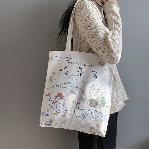 2020 cartoon women canvas bags eco reusable shopping bags with zipper foldable shoulder bag girls students casual handbag tote
2020 cartoon women canvas bags eco reusable shopping bags with zipper foldable shoulder bag girls students casual handbag tote