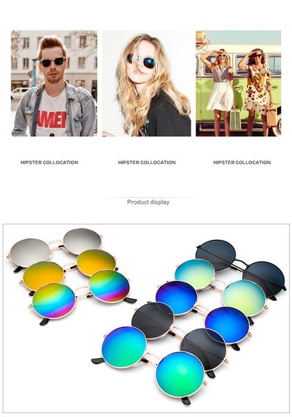 new fashion round metal frame sunglasses men women retro classic prince mirror circle round sunglasses muti-colors optional, White;black
new fashion round metal frame sunglasses men women retro classic prince mirror circle round sunglasses muti-colors optional, White;black