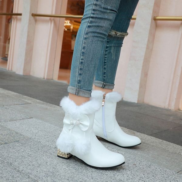 big size 9 10 11 12 boots women shoes ankle boots for women ladies shoes woman winter bow diamond ball pendant, Black
big size 9 10 11 12 boots women shoes ankle boots for women ladies shoes woman winter bow diamond ball pendant, Black