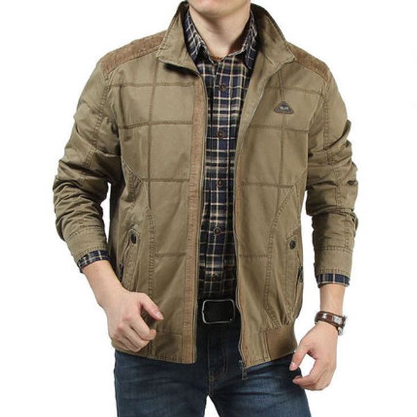 mens stand collar thick jackets coat autumn winter male business casual loose cotton jackets big size dad's gifts, Black;brown
mens stand collar thick jackets coat autumn winter male business casual loose cotton jackets big size dad's gifts, Black;brown