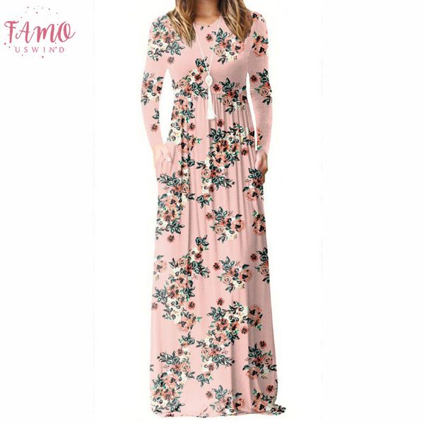 women long sleeve maxi long dresses femme summer floral printed a line dress female boho beach sundress pockets plus size natural gv083, Black;gray
women long sleeve maxi long dresses femme summer floral printed a line dress female boho beach sundress pockets plus size natural gv083, Black;gray