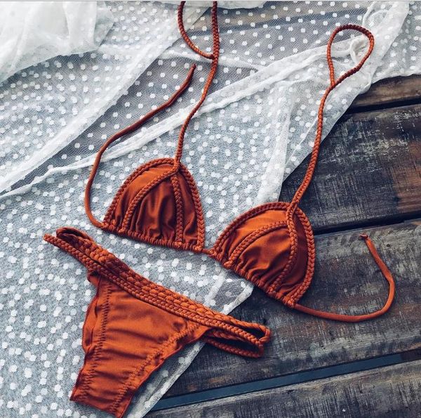 чистый бикини женщин плетеный купальный костюм отдельные тканые rope купальный костюм sexy диапазона
чистый бикини женщин плетеный купальный костюм отдельные тканые rope купальный костюм sexy диапазона