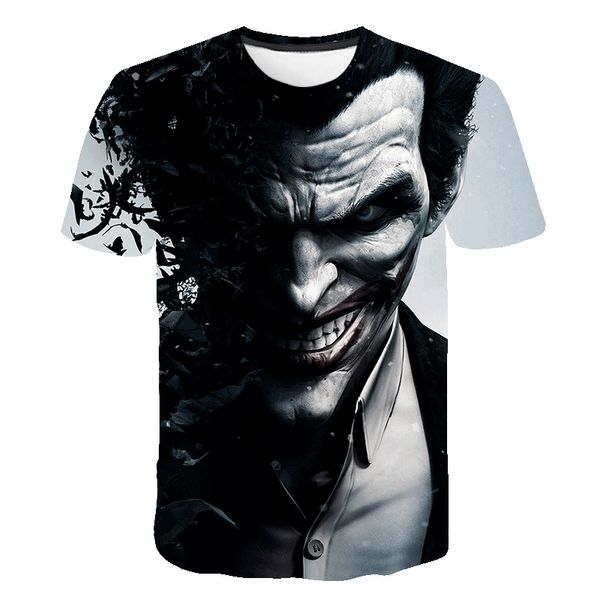 men/womens fashion funny clown 3d print latest harajuku style t shirt plus size style outfit funny 3d t-shirt tees u1191, White;black
men/womens fashion funny clown 3d print latest harajuku style t shirt plus size style outfit funny 3d t-shirt tees u1191, White;black