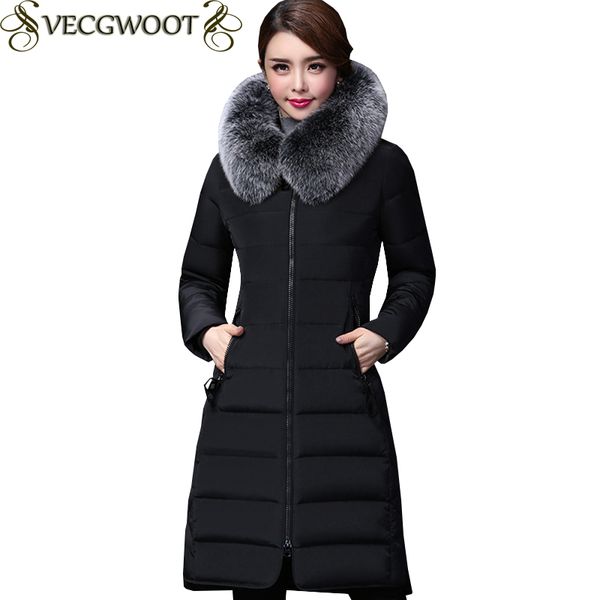 long fur colar down jacket women winter new plus size hooded warm down jacket women slim solid color female coat x1503, Black
long fur colar down jacket women winter new plus size hooded warm down jacket women slim solid color female coat x1503, Black