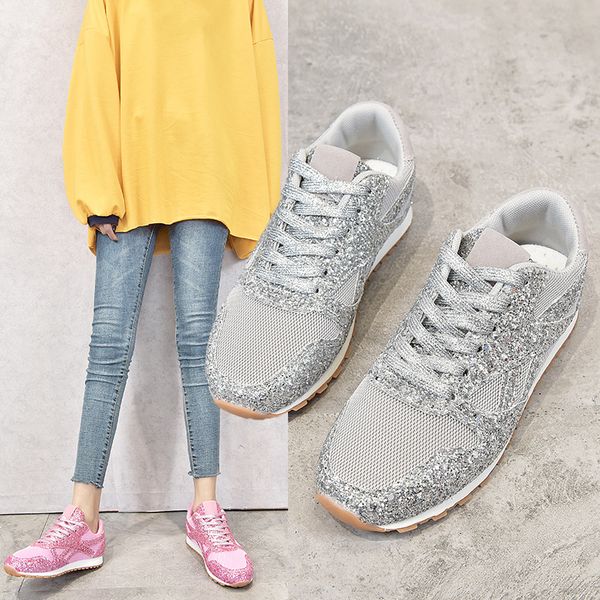 spring autumn women shoes flats platform shoes woman bling fashion sneakers women breathable casual ladies plus size 35-43, Black
spring autumn women shoes flats platform shoes woman bling fashion sneakers women breathable casual ladies plus size 35-43, Black