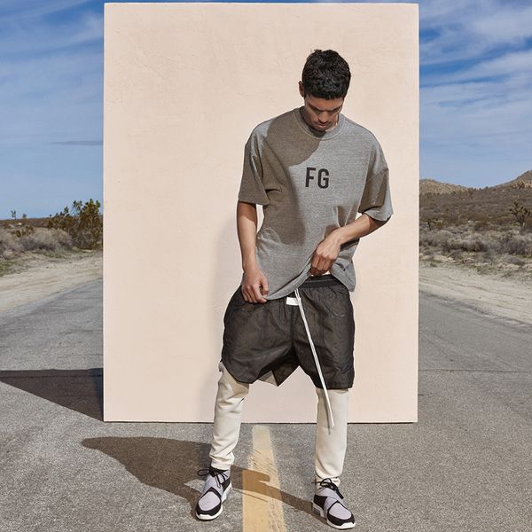 designer t fear of god street xu sleeve loose tide european and american high 6th hip-hop essentials fashion brand short fog men ktmce, Black
designer t fear of god street xu sleeve loose tide european and american high 6th hip-hop essentials fashion brand short fog men ktmce, Black