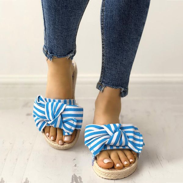 2019 bow flat with outdoor slippers simple art women's fashion casual summer plaid beach sandalia zapatos de mujer de moda, Black
2019 bow flat with outdoor slippers simple art women's fashion casual summer plaid beach sandalia zapatos de mujer de moda, Black