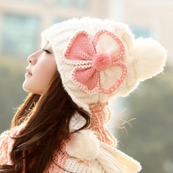 korean version tide female hat autumn/winter four-leaf clover big bow flower warm knitting wool hat with cute earmuffs ball for pretty style, Blue;gray
korean version tide female hat autumn/winter four-leaf clover big bow flower warm knitting wool hat with cute earmuffs ball for pretty style, Blue;gray