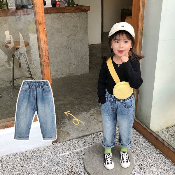 15434 spring autumn baby girls jeans kids denim pants casual trousers children girl jeans, Blue
15434 spring autumn baby girls jeans kids denim pants casual trousers children girl jeans, Blue