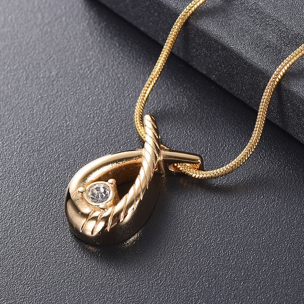 lkj11529 funnel & gift box, crystal inlay gold ribbon shape memorial urn necklace hold loved ones ashes cremation jewelry pendant, Silver
lkj11529 funnel & gift box, crystal inlay gold ribbon shape memorial urn necklace hold loved ones ashes cremation jewelry pendant, Silver