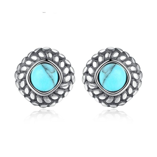 s925sterling silver stud earrings european and american vintage bohemian national style turquoise earringsparty gift anniversary, Golden;silver
s925sterling silver stud earrings european and american vintage bohemian national style turquoise earringsparty gift anniversary, Golden;silver