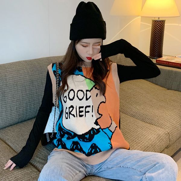 2019 autumn cashmere knitting vest winter women warm pullovers vests sleeveless o neck knitted vest women christmas sweater, Black;white
2019 autumn cashmere knitting vest winter women warm pullovers vests sleeveless o neck knitted vest women christmas sweater, Black;white
