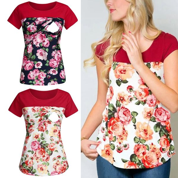 vintage print women breastfeeding clothes maternity short sleeve floral summer t-shirt nursing for pregnancy lactancia tee, White
vintage print women breastfeeding clothes maternity short sleeve floral summer t-shirt nursing for pregnancy lactancia tee, White