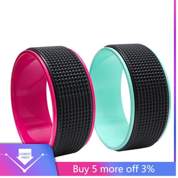 yoga pilates circle tpe yoga fitness roller wheel back training tool slimming magic waist shape pilates ring#4 
yoga pilates circle tpe yoga fitness roller wheel back training tool slimming magic waist shape pilates ring#4