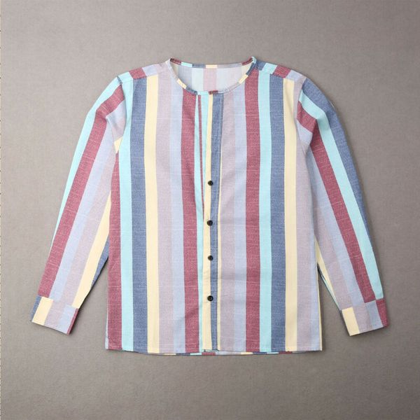 new men's casual men's shirts linen v-neck long-sleeved color striped buttons basic models, White;black
new men's casual men's shirts linen v-neck long-sleeved color striped buttons basic models, White;black