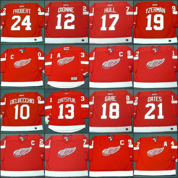 detroit red wings 10 alex delvecchio 12 marcel dionne 13 pavel datsyuk 17 brett hull 18 danny gare 19 steve yzerman jersey, Black;red
detroit red wings 10 alex delvecchio 12 marcel dionne 13 pavel datsyuk 17 brett hull 18 danny gare 19 steve yzerman jersey, Black;red