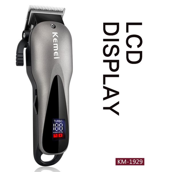 new electric hair clippers lcd display 2 speeds turbo powerful hair cutting machine professional barber cordless hair trimmers km 1929
new electric hair clippers lcd display 2 speeds turbo powerful hair cutting machine professional barber cordless hair trimmers km 1929