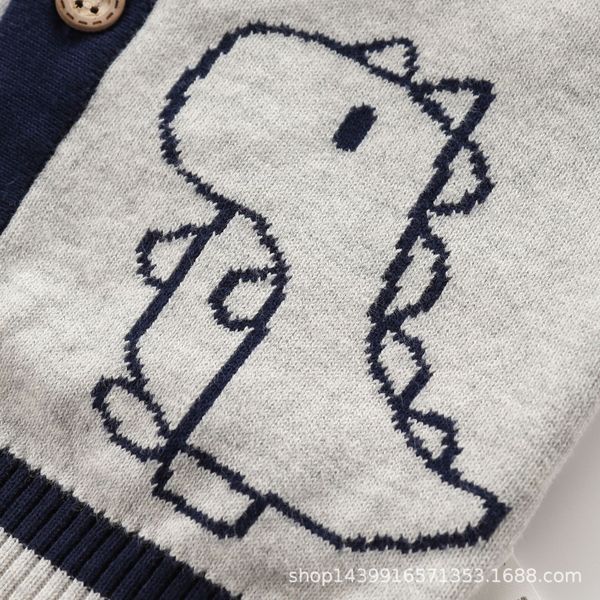 boy's knitted sweater autumn clothing baby cardigan western style children's sweater spring and autumn infant outer wear sweater, White
boy's knitted sweater autumn clothing baby cardigan western style children's sweater spring and autumn infant outer wear sweater, White
