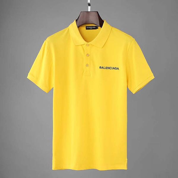 tide brand 2019 summer simple fashion short-sleeved polo shirt men's self-cultivation silk beads to color embroidered half sleeve, White;black
tide brand 2019 summer simple fashion short-sleeved polo shirt men's self-cultivation silk beads to color embroidered half sleeve, White;black