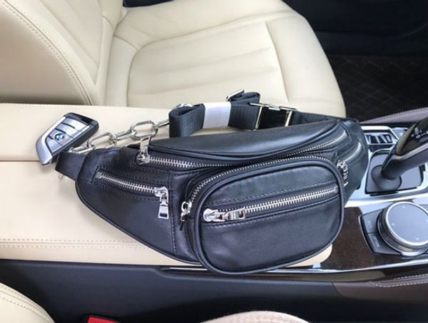 designer waist bags soft real leather 4 zippers pockets 34x30cm large volume casual bags adjustable belt length
designer waist bags soft real leather 4 zippers pockets 34x30cm large volume casual bags adjustable belt length