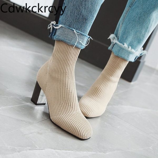 winter the new fashion knitting round head thick heel boots elastic force plus cashmere keep warm high heel women boots, Black
winter the new fashion knitting round head thick heel boots elastic force plus cashmere keep warm high heel women boots, Black