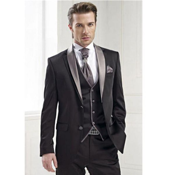 men's suit for gray groom tuxedo groomsmen suit men's business casual customize (jacket + pants + vest, White;black
men's suit for gray groom tuxedo groomsmen suit men's business casual customize (jacket + pants + vest, White;black