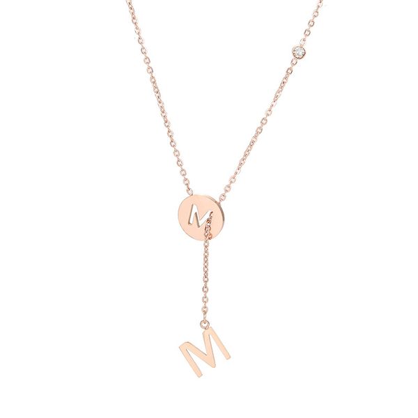 jioromy korean necklace for women titanium steel letter m pendant jewelry hollow double m girl gifts chokers necklaces, Golden;silver
jioromy korean necklace for women titanium steel letter m pendant jewelry hollow double m girl gifts chokers necklaces, Golden;silver