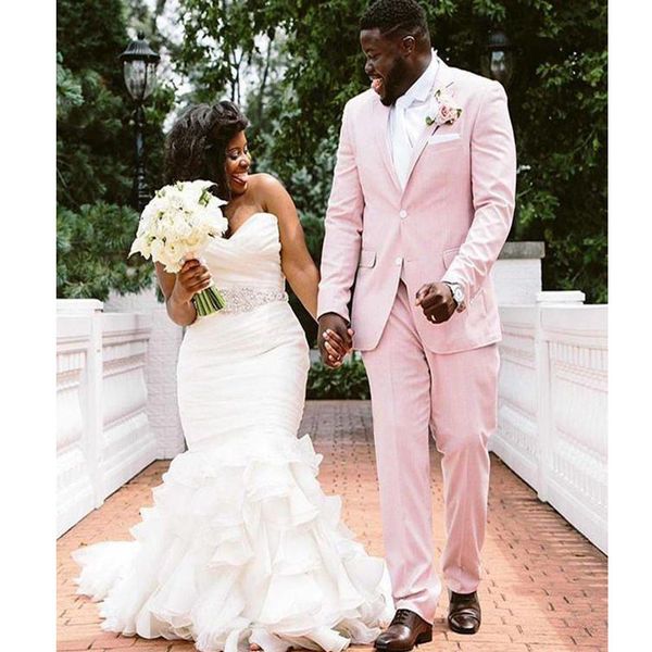 luxury plus size mermaid wedding dresses african 2020 sweep train beads crystal sash sweetheart organza ruffled bridal gowns, White
luxury plus size mermaid wedding dresses african 2020 sweep train beads crystal sash sweetheart organza ruffled bridal gowns, White