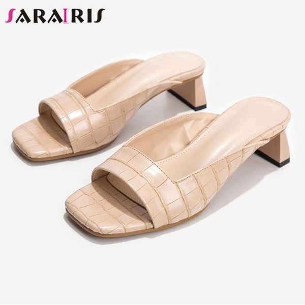 sarairis square toe slip on female solid style strange classic slippers 2020 summer summer slipers women shoes woman, Black
sarairis square toe slip on female solid style strange classic slippers 2020 summer summer slipers women shoes woman, Black
