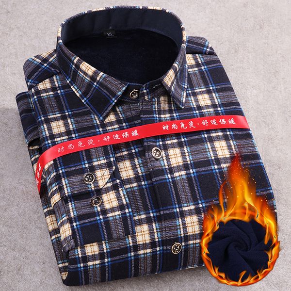 aoliwen 2019 new winter warm shirt men plus velvet thick double velvet warm shirt print plaid stretch clothes flannel wool, White;black
aoliwen 2019 new winter warm shirt men plus velvet thick double velvet warm shirt print plaid stretch clothes flannel wool, White;black
