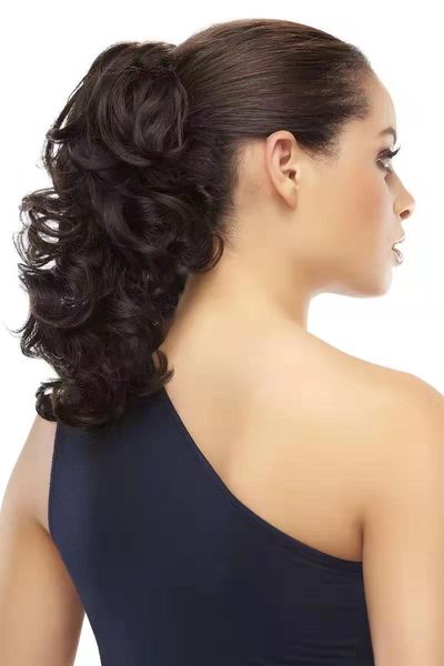 curly ponytail human hair natural ,wrap around pony tail hairpiece 120g short curly body wave ponytail hairpiece, Black;brown
curly ponytail human hair natural ,wrap around pony tail hairpiece 120g short curly body wave ponytail hairpiece, Black;brown