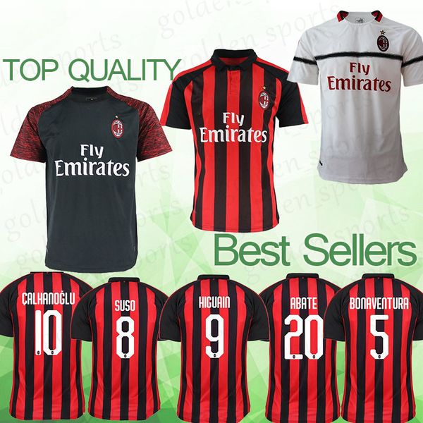 AC Milan jersey 5 BONAVENTURA 9 HIGUAIN 14 BAKAYOKO 63 CUTRONE 2 CALABRIA 4 J.MAURI soccer jerseyFootball clothes top quality
AC Milan jersey 5 BONAVENTURA 9 HIGUAIN 14 BAKAYOKO 63 CUTRONE 2 CALABRIA 4 J.MAURI soccer jerseyFootball clothes top quality