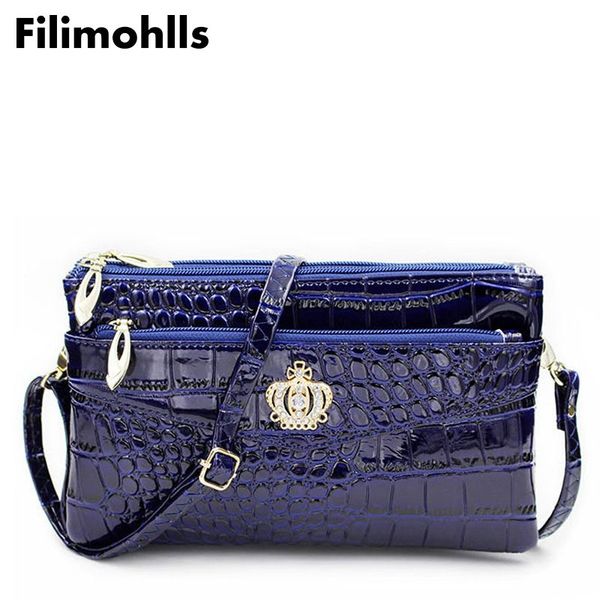 fashion women crossbody shoulder bags crown messenger handbag crossbody double zipper bag day clutches alligator clutch f-433
fashion women crossbody shoulder bags crown messenger handbag crossbody double zipper bag day clutches alligator clutch f-433