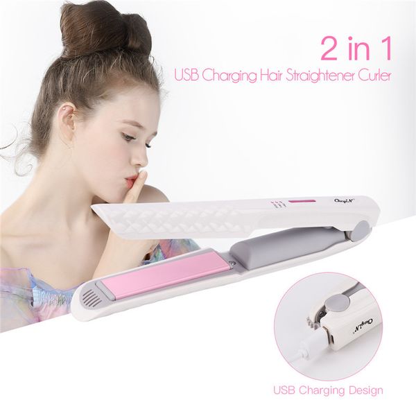 2 in 1 rechargeable hair styling tools ceramic 3d floating plates straightening iron mch fast heating hair straightener curler
2 in 1 rechargeable hair styling tools ceramic 3d floating plates straightening iron mch fast heating hair straightener curler