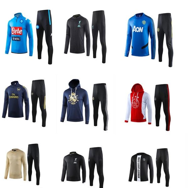 2019 2020 men/sport outdoors madrid ajax apparel athletic soccer football running wear tracksuits run training sets uniforms, Black;blue
2019 2020 men/sport outdoors madrid ajax apparel athletic soccer football running wear tracksuits run training sets uniforms, Black;blue