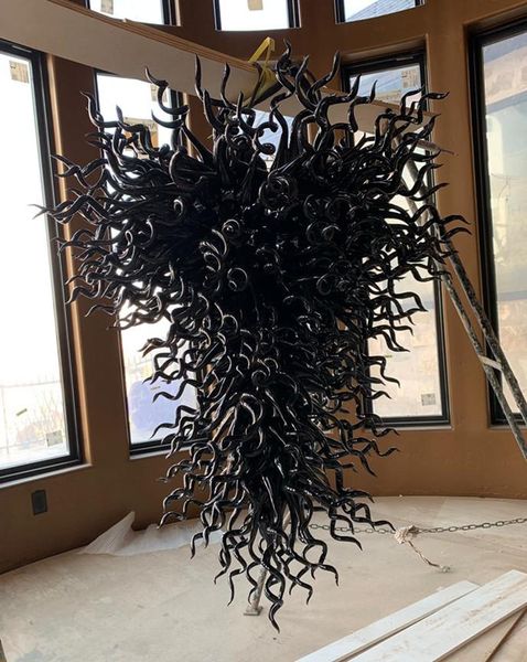 fashion new black pendant chandelier glass indoor pendant lighting hand blown led murano glass chandelier light for living room bedroom hall
fashion new black pendant chandelier glass indoor pendant lighting hand blown led murano glass chandelier light for living room bedroom hall