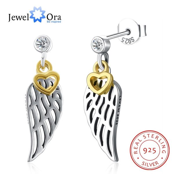 fashion wing hollow design with heart shape 925 sterling silver dangle earrings for women party jewelry (jewelora ea102780, Golden
fashion wing hollow design with heart shape 925 sterling silver dangle earrings for women party jewelry (jewelora ea102780, Golden