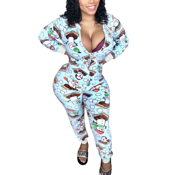 women jumpsuits autumn winter female christmas fun pattern santa print zipper jumpsuit fashion festival ladies' party clothing, Black;white
women jumpsuits autumn winter female christmas fun pattern santa print zipper jumpsuit fashion festival ladies' party clothing, Black;white