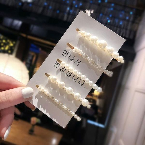1 set korean style metal pearl hair clips elegant gillter women side hair hairpin ladies decorative supplies fashion
1 set korean style metal pearl hair clips elegant gillter women side hair hairpin ladies decorative supplies fashion