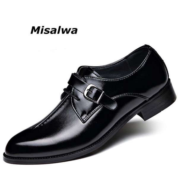 misalwa new formal shoes men oxfords black wedding dress buckle strap flats pointed toe male brown breathable shoe ing
misalwa new formal shoes men oxfords black wedding dress buckle strap flats pointed toe male brown breathable shoe ing
