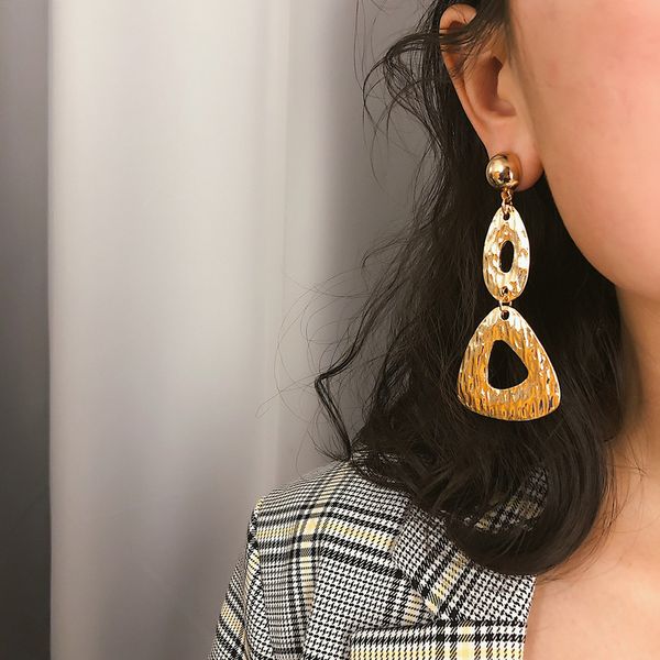 pzmycs new fashion wild geometric temperament irregular earrings female simple long section combination triangle oval earrings, Golden;silver
pzmycs new fashion wild geometric temperament irregular earrings female simple long section combination triangle oval earrings, Golden;silver