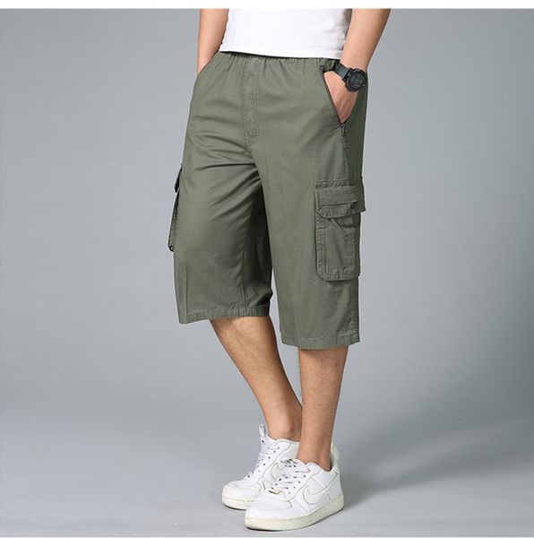 mens designer cotton seven-point casual pants multi-pocket overalls loose size, Black
mens designer cotton seven-point casual pants multi-pocket overalls loose size, Black