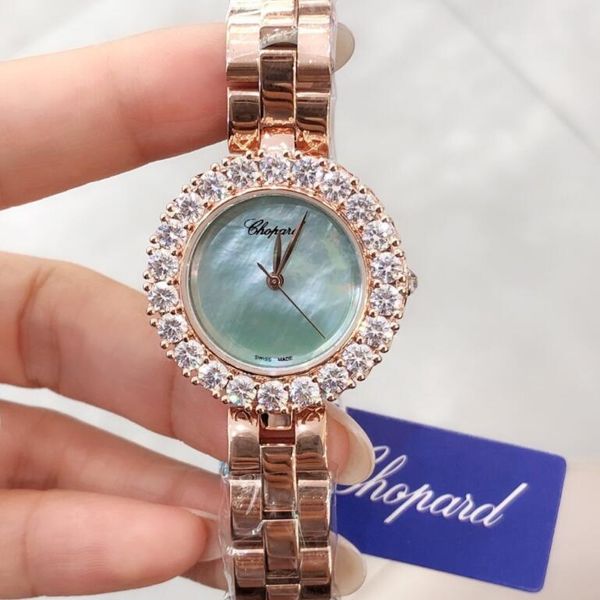 women watch happy series female diamond full set diamond shell dial multicolor choice of imported quartz machine, Slivery;brown
women watch happy series female diamond full set diamond shell dial multicolor choice of imported quartz machine, Slivery;brown