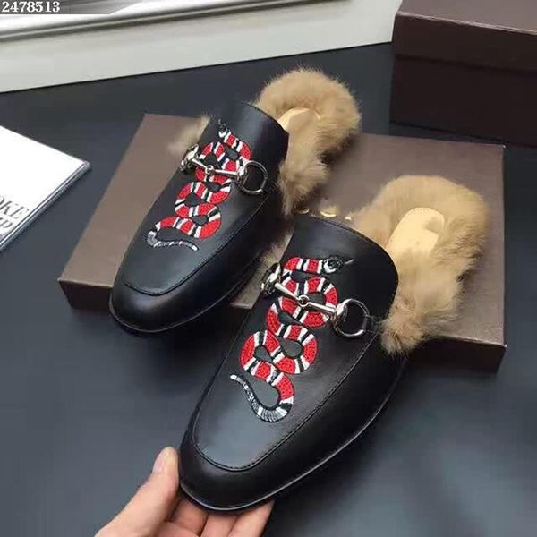 snake slippers man with fur real leather embroidered coral snake hair drag rose lips horse cuff-upholstery winter home shoes womandg65, Black
snake slippers man with fur real leather embroidered coral snake hair drag rose lips horse cuff-upholstery winter home shoes womandg65, Black