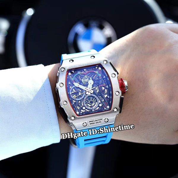 edition new rm 50-03/01 mclaren f1 silver steel case skeleton dial japan miyota automatic rm50-03 mens watch rubber strap sport watche, Slivery;brown
edition new rm 50-03/01 mclaren f1 silver steel case skeleton dial japan miyota automatic rm50-03 mens watch rubber strap sport watche, Slivery;brown