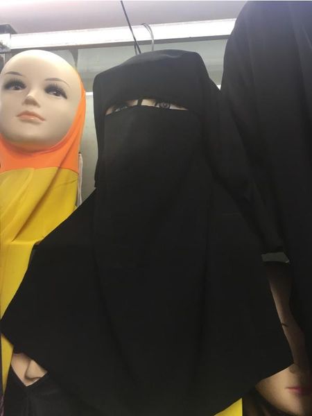 высокосортный шарф хиджабы хлопчатобумажная ткань традиция головные платки монголия крышка вуаль лицо приглушенное лицо для мусульманской це, Red